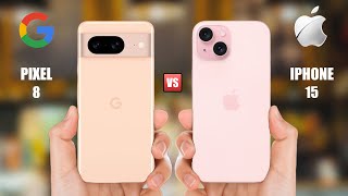 Google Pixel 8 Vs Iphone 15