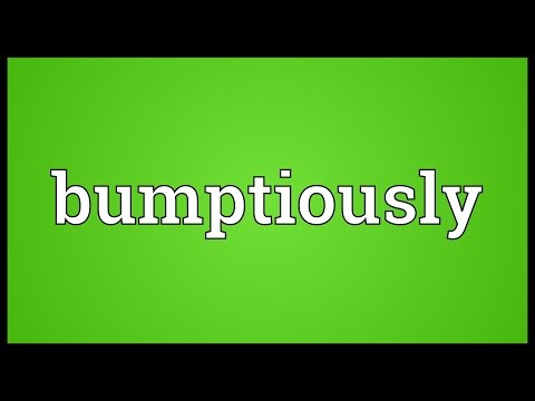 Header of bumptiously