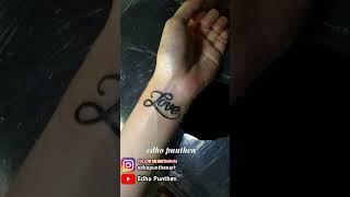 Tato Tulisan Di Tangan Tato Kecil Di Tangan