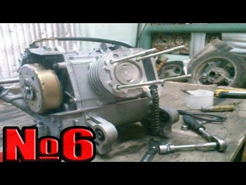 Как сделать двигатель на скутере Как сделать двигатель на скутере