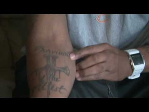 Tattoo U: Inking of Chicago Bears' Fontell Mines