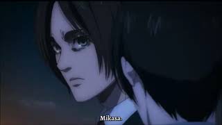 Eren Asks Mikasa - Remastered Scene
