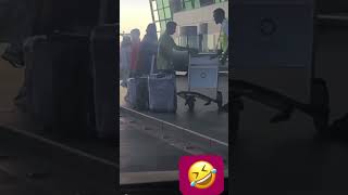 How To Use Airport Trolley Just For Funny