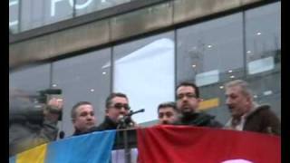 Türklerin Stockholmda Etiraz Aksiyasi Stockholm-10-03-21