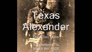 Watch Texas Alexander Death Bed Blues video