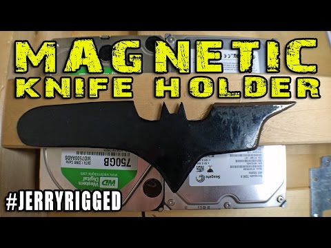 Wooden Knife Rack Magnetic