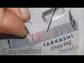 Starting point of Tarkashi, Easy method of thread draw