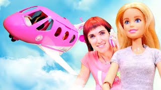 Самолет Для Барби - Видео Для Девочек - Зачем Барби Летит На Море?