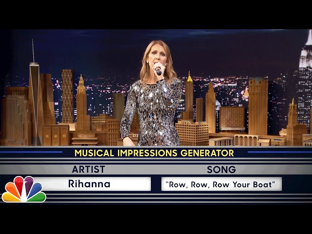 Céline Dion Sings Musical Impressions - Video