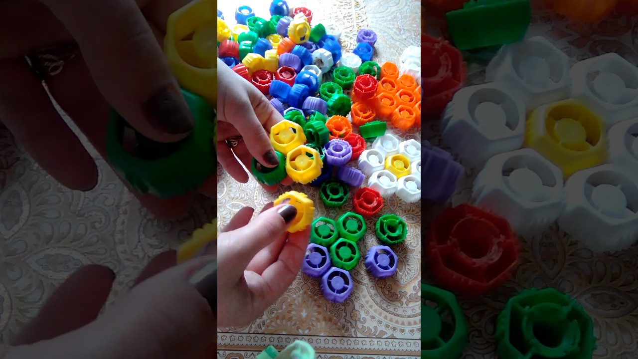Поделка из крышек от пюре фрутоняня Поделка из крышек от пюре фрутоняня