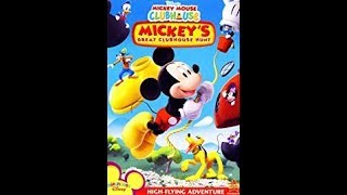 Opening To Mickey Mouse Clubhouse Mickeys Great Clubhouse Hunt 2007 Dvd