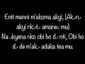 Bless_chocho mucho_ft_Kofi Kinata_lyrics