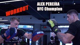 Alex Pereira Dutch Kickboxing Workout with Nick Hemmers Dubai Special