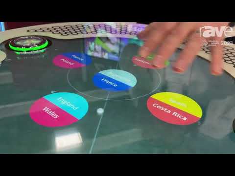 ISE 2023: Zytronic Showcases Round Touch Interactive Display Surface and Floating Buttons