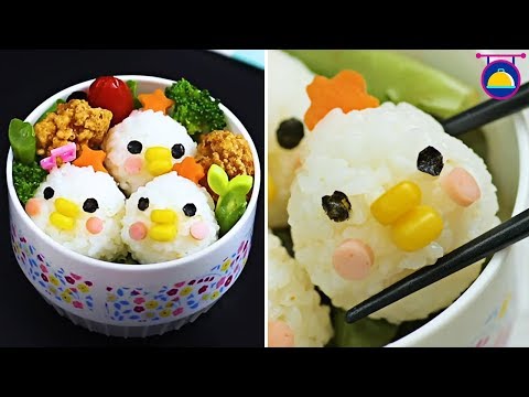 สูตรโฮมเมด - ไอเดียกล่องข้าวกลางวันเบนโตะ 3 แบบ สุดน่ารัก
