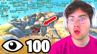 I Got 100 Players To Land In The Black Market Cave In Season 2 Fortnite Craziest Tournament Yet