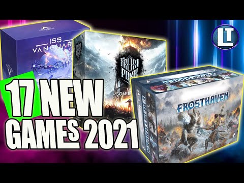 NEW Board Games 2021 / UPCOMING Tabletop Games / 17 Games In 16 Minutes