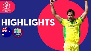 Australia vs West Indies | ICC Cricket World Cup 2019 - Match Highlights