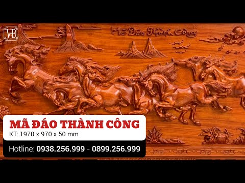 Tranh ngựa phong thủy mã đáo thành công hút TÀI LỘC, đem lại MAY MẮN