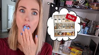 I Tried a PINTEREST DOLLAR STORE PANTRY DECLUTTER || Spring Cleaning! I Tried a PINTEREST DOLLAR STORE PANTRY DECLUTTER || Spring Cleaning!