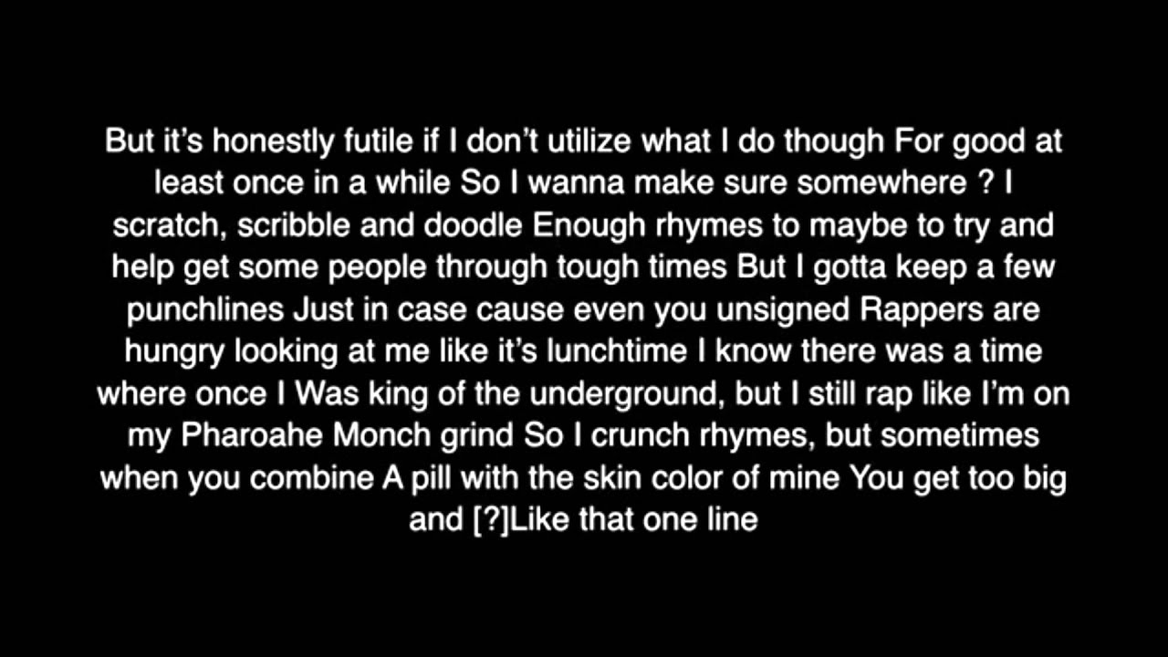 Eminem - Rap God [Lyrics] - YouTube