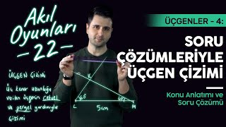 8. Sınıf Matematik Üçgenler 4: Üçgen Çizimi | Ozan Alper | Lightboard ile Ders |