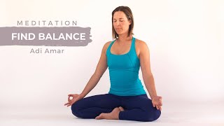 Find Balance With This Two-Minute Meditation with Adi Amar