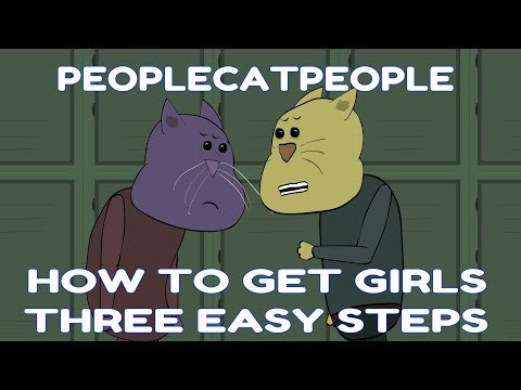How to Get GIRLS in 3 easy steps - People Cat People Animated Short Short