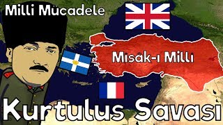 10 Dakikada KURTULUŞ SAVAŞI Başlıyor - Haritalı Anlatım