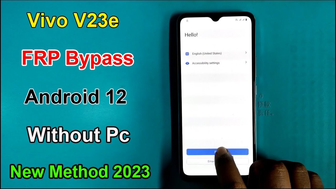 Vivo V23e FRP Bypass Android 12 | Gmail/Google Account Vivo V23e FRP Bypass Android 12 | Gmail/Google Account