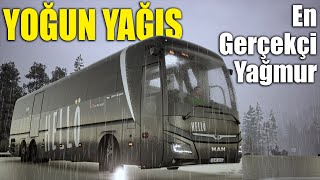 En Yoğun Yağiş Uzun Zaman Sonra Tekrar Yollardayiz En Gerçekçi̇ Yağmur