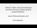 image Cara Memakai Kondom Wanita Yang Benar
