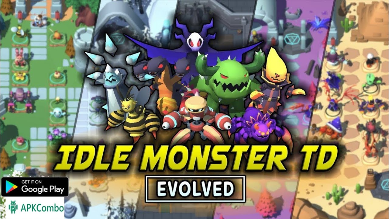 Idle Monster TD Evolved Gameplay Walkthrough Idle Monster TD Evolved Gameplay Walkthrough