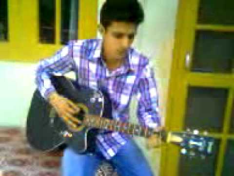 2010Arun kumar. kullu HP(on Guitar) playing dil sambhal ja jara...