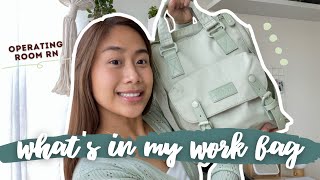 Whats In My Work Backpack Or Nursing Progress Updates, Doughnut Macaroon Backpack