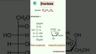 Fructose Formulafructose Structure Haworth And Fisher Projection
