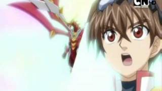 Bakugan Gundalian Invaders - Pyrus Blitz Dragonoid Evolution To Pyrus Anium Dragonoid