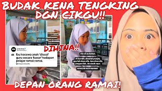 Viral Budak Kena Tengking Dgn Cikgudihina Depan Org Ramai Kesian Weh