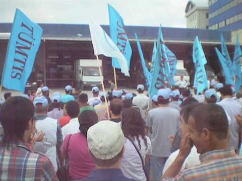 ITF unions provided support and solidarity for the Turkish workers.