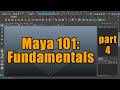 Maya 101 - Fundamentals 04 - Simple Modeling Demonstration