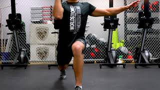 How To Perform Lunge Arnold Press
