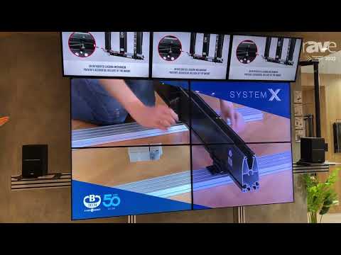 ISE 2022: B-Tech AV Mounts Highlights System X Modular Mounting System for Displays