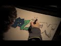 "WALIEN" Graffiti Sketch - Jeydon Wale