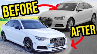 Building An Audi A4 B9 In 10 Minutes Like Throtl