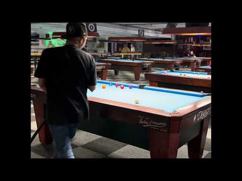 I got lucky. Break and Run. 8 ball.
