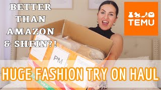 Huge Temu Fashion Try On Haul Move Over Amazon & Shein