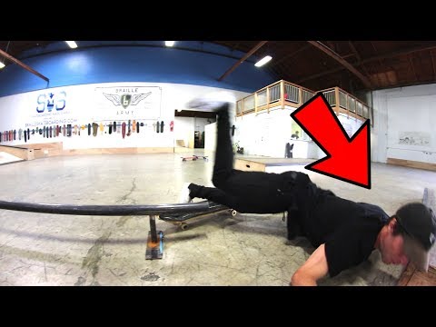 SKATER NEARLY SMASHES HIS FACE ON YOU MAKE IT WE SKATE IT!