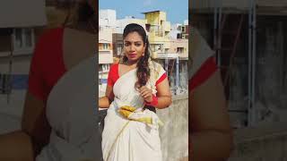 Suriyapraba Kerala Saree Glamour Dancelooking Beauty