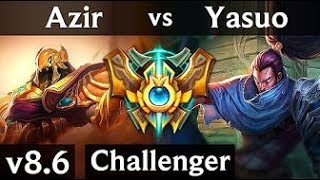LARS YASUO VS AZIR GAMEPLAY FULLL ANLATIM