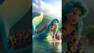 Giant Mermaid Saves Everyone From Storm & Flood